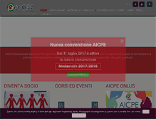 Tablet Screenshot of aicpe.org